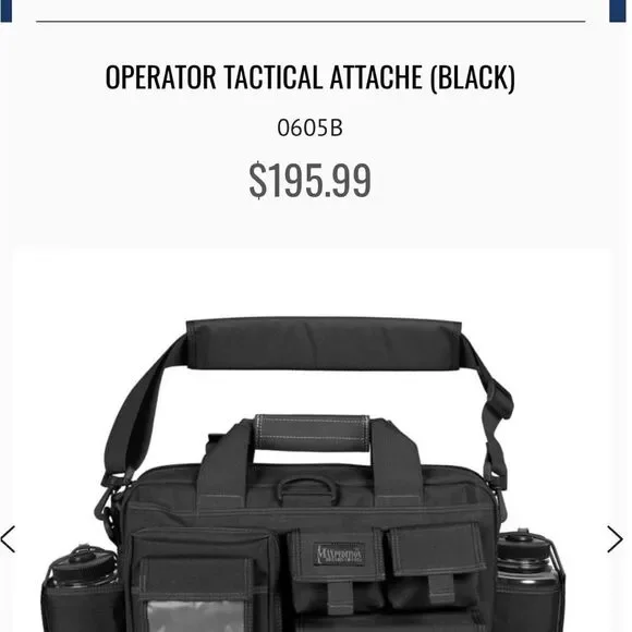 Max Edition Black Messenger Bag with Adjustable Strap and Durable Design 1/2 off - Picture 7 of 7